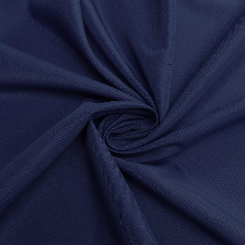 sancua Round Tablecloth - 90 Inch - Water Resistant Spill Proof Washable Polyester Table Cloth Decorative Fabric Table Cover for Dining Tables, Buffet Parties and Camping, Navy - Image 4